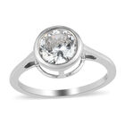 LUSTRO STELLA Weißer Zirkonia Ring 925 Silber platiniert  ca. 2,05 ct image number 3