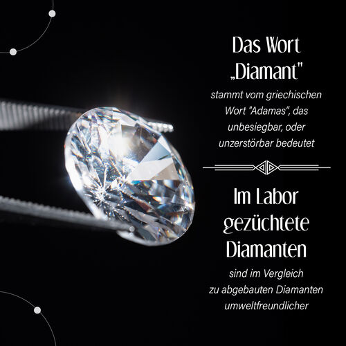 LUXURIANT DIAMOND- IGI zertifizierter SI-GH Labor Diamant Ring in 585 Gelbgold - 0,50 ct. image number 4