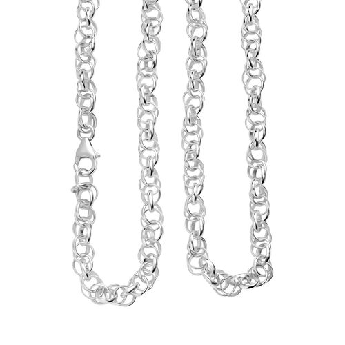 925 Silber Halskette ca. 50 cm ca. 17,00g image number 0