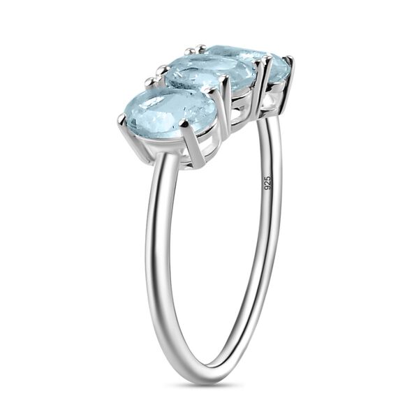 Himmelblauer Topas Ring, 925 Silber (Gr&ouml;&szlig;e 20.00) ca. 1,68 ct image number 5