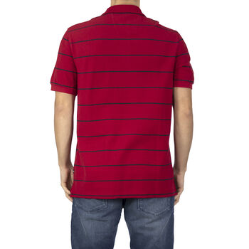 NAUTICA: Poloshirt mit aufgesticktem Logo, Rot