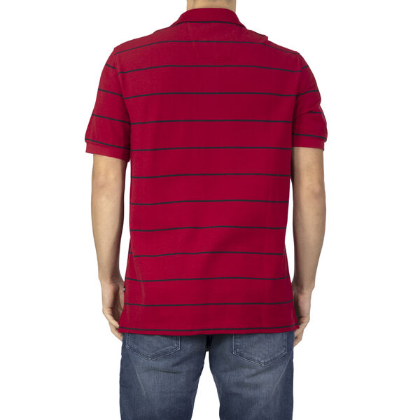 NAUTICA: Poloshirt mit aufgesticktem Logo, Rot image number 2