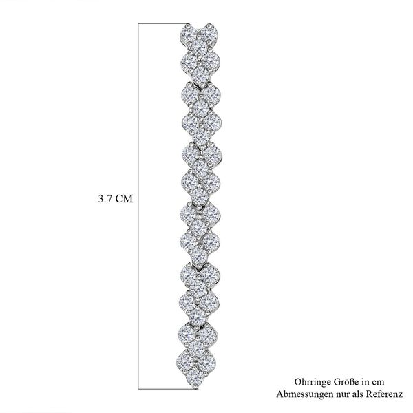 Moissanit Ohrringe - 1,58 ct. image number 5