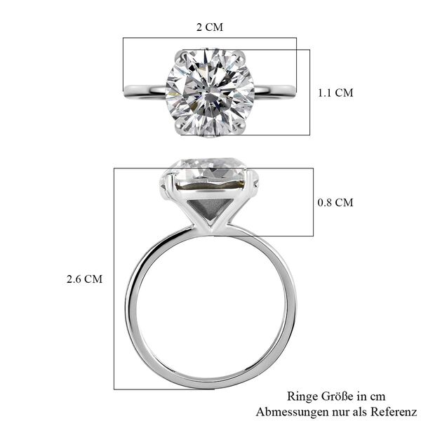 Wei&szlig;er Kristall-Ring - 5,23 ct. image number 7