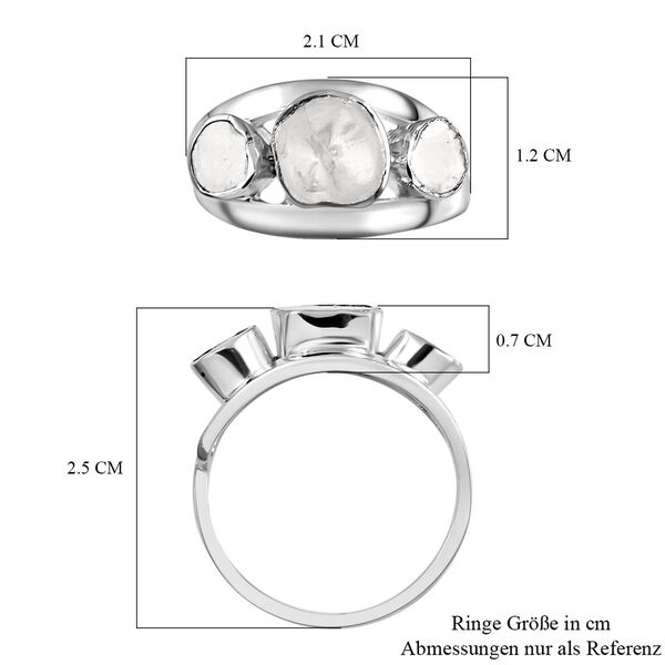 Handgearbeiteter Polki-Diamant-Ring - 0,50 ct. image number 7