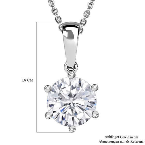 D'Joy Moissanit Schmuckset ca. 50 cm 925 Silber rhodiniert ca. 1,80 ct. image number 6