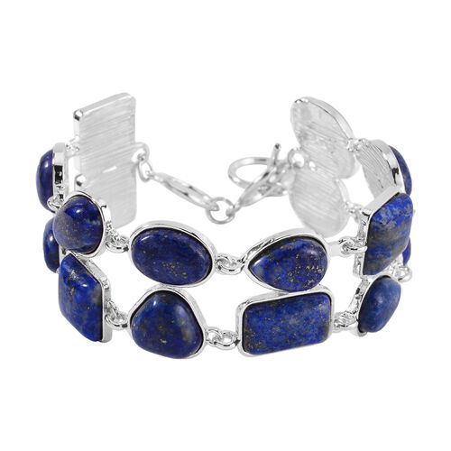 Lapislazuli Armband ca. 18 cm Legierung Standard ca. 125,00 ct. image number 0