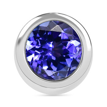 RHAPSODY AAAA Rundschliff Tansanit Anh&auml;nger in 950 Platin - 1 ct.