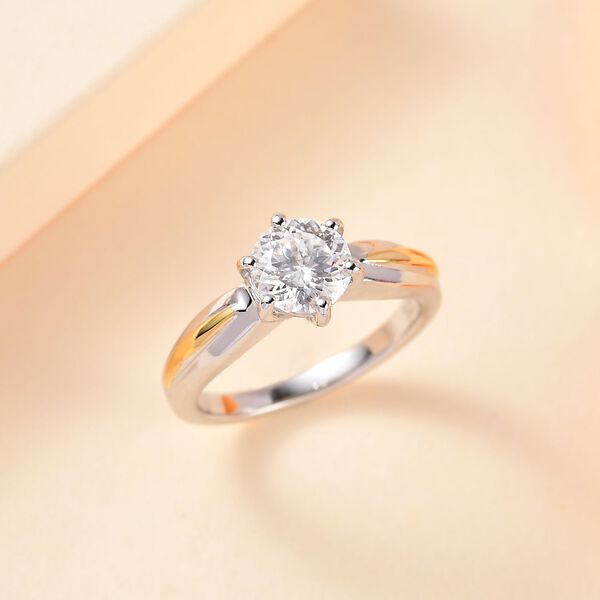 Moissanit Ring - 0,97 ct. image number 8