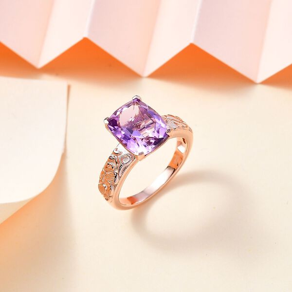 AA Rose De France Amethyst Ring - 4,18 ct. image number 2