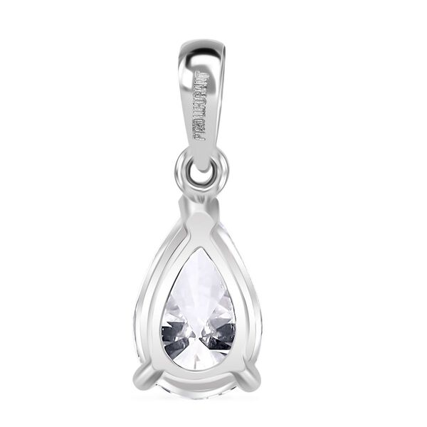 LUXURIANT SGL zertifizierter VS-EF Labor Diamant Anh&auml;nger in 950 Platin - 0,50 ct. image number 7