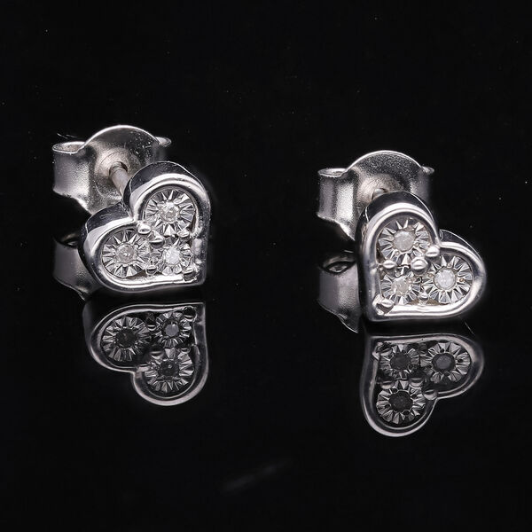 Diamant Ohrstecker - 0,03 ct. image number 2