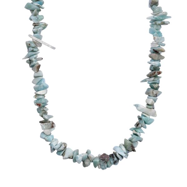 Larimar Kette 70 cm ca. 185,00 ct. image number 0