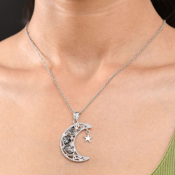 D'Joy Meteorit Anhänger 925 Silber rhodiniert ca. 12,03 ct. image number 2