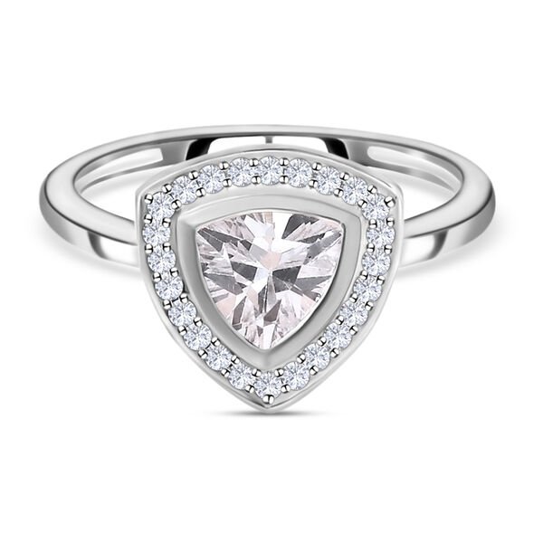 LUSTRO STELLA - wei&szlig;er Zirkonia-Ring, 925 Silber  ca. 1,58 ct image number 6