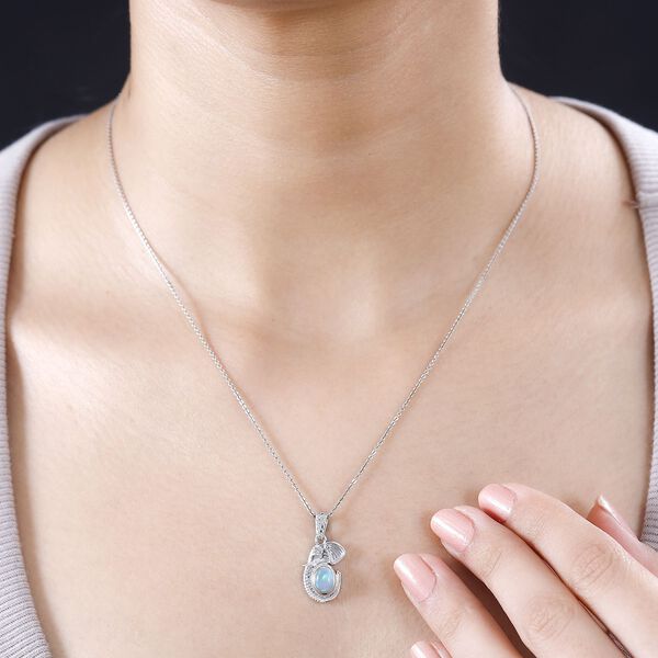 AA Nat&uuml;rlicher, &auml;thiopischer Welo Opal-Anh&auml;nger -0,47 ct. image number 4