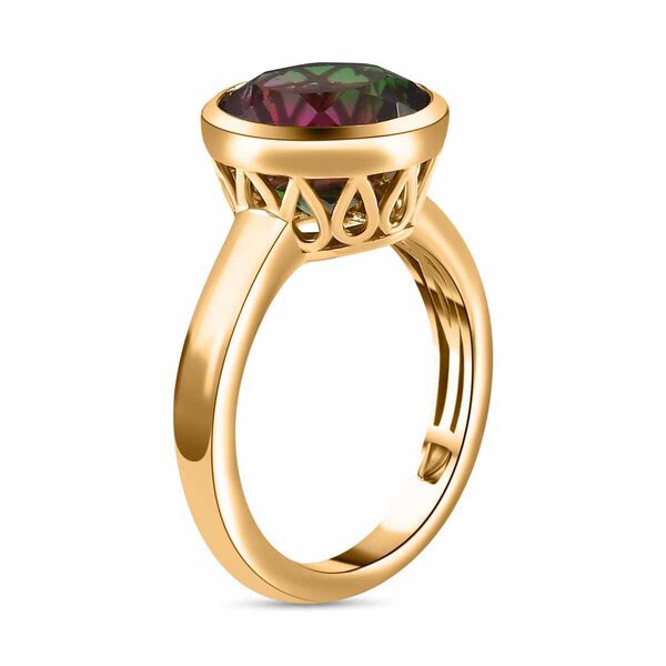 Wassermelonen Quarz Triplett Ring - 4,23 ct. image number 5