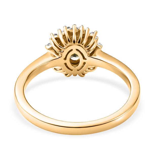 D'Joy 2er-Set AA nat&uuml;rliches goldenes Tansanit und Zirkon Schmuckset - 1,53 ct. image number 6