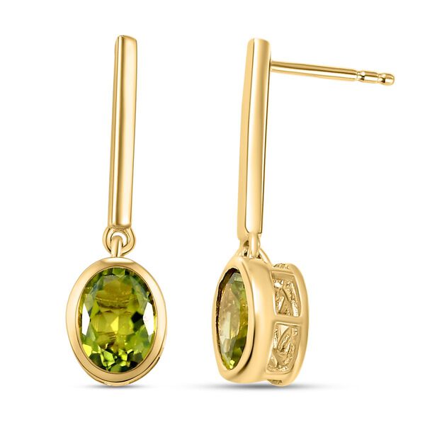Nat&uuml;rliche Peridot Ohrh&auml;nger - 2,22 ct. image number 4