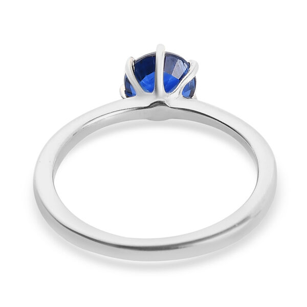AAA Kyanit Solitär Ring 925 Silber Platin-Überzug image number 6