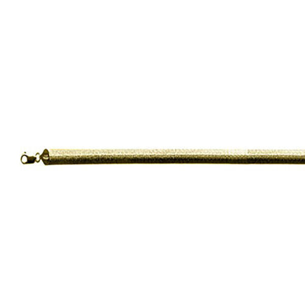 Italienische Fischgr&auml;t Halskette ca. 45 cm mit 5 cm Extender 925 Silber Gelbgold-&Uuml;berzug   ca. 9,32g