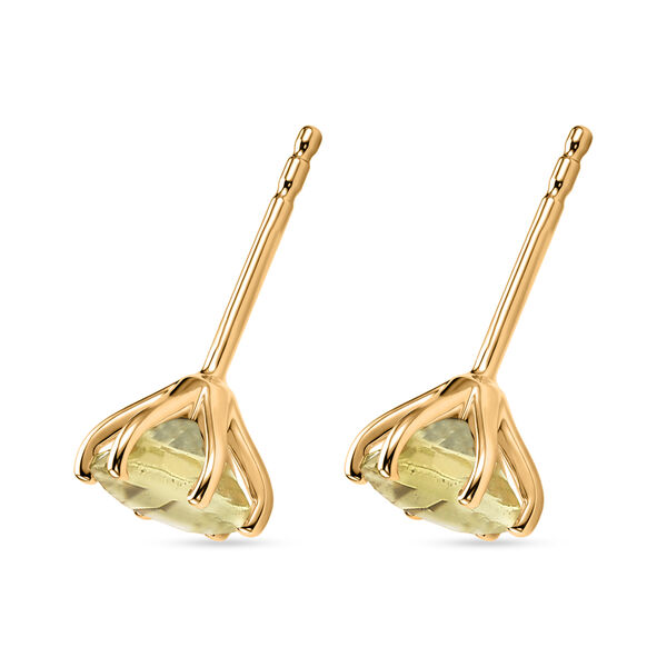 D'Joy AAA Ouro Verde Quarz Schmuckset, 925 Silber 750 vergoldet - 2,37 ct. image number 8