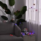 25er LED-Set aus mehrfarbigen Schmetterlingen image number 1