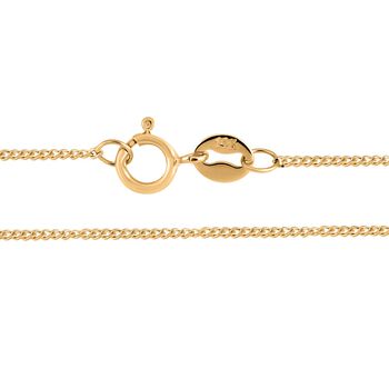 Panzer-Halskette 50cm in 585 Gold