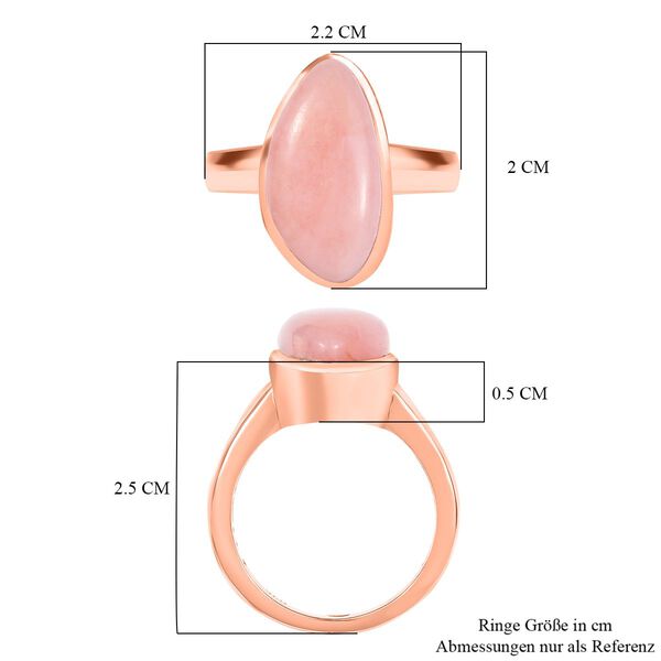 AA Vinicunca-Peruanischer Opal Ring, 925 Silber 750 ros&eacute;vergoldet (Gr&ouml;&szlig;e 20.00) ca. 6.26 ct image number 6