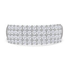 RHAPSODY - Weißer Diamant SI Ring, SGL zertifiziert, 950 Platin (Größe 19.00) ca. 1.00 ct