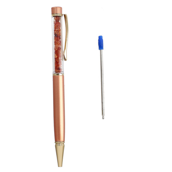 Premium Kollektion - Echter Feueropal-Kugelschreiber mit Extra-Mine image number 8