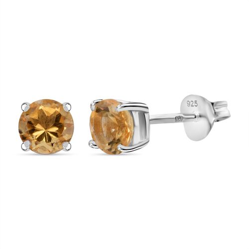 Citrin Ohrringe 925 Silber ca. 0,92 ct. image number 0