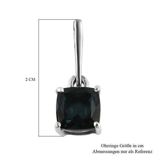 Alexandrit Triplett Quarz Ohrringe 925 Silber platiniert ca. 3,56 ct image number 6