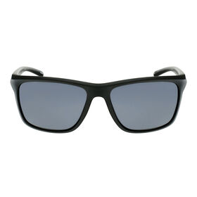 Sonnenbrille mit UV400-Schutz, rechteckige Form, Schwarz