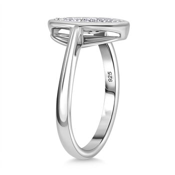LUXURIANT DIAMOND - Lab Grown Diamant SI-GH SGL zertifiziert Ring 925 Silber rhodiniert (Gr&ouml;&szlig;e 18.00) ca. 0.50 ct
