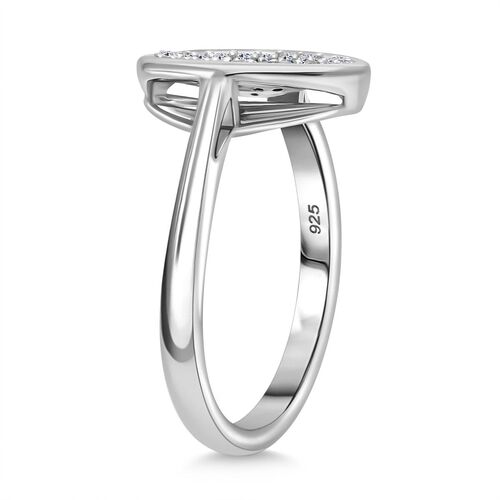 LUXURIANT DIAMOND - Lab Grown Diamant SI-GH SGL zertifiziert Ring 925 Silber rhodiniert (Größe 20.00) ca. 0.50 ct image number 3