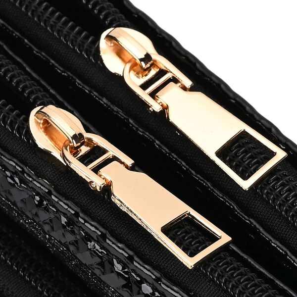 Stylische Sling Crossbody Tasche, Silber image number 7