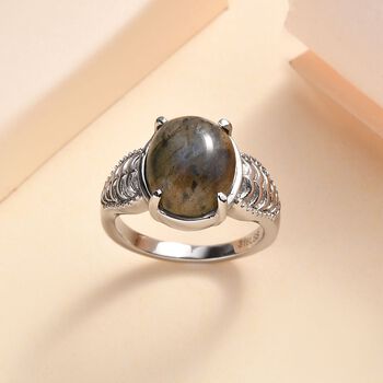 Labradorit Ring - 5,45 ct.