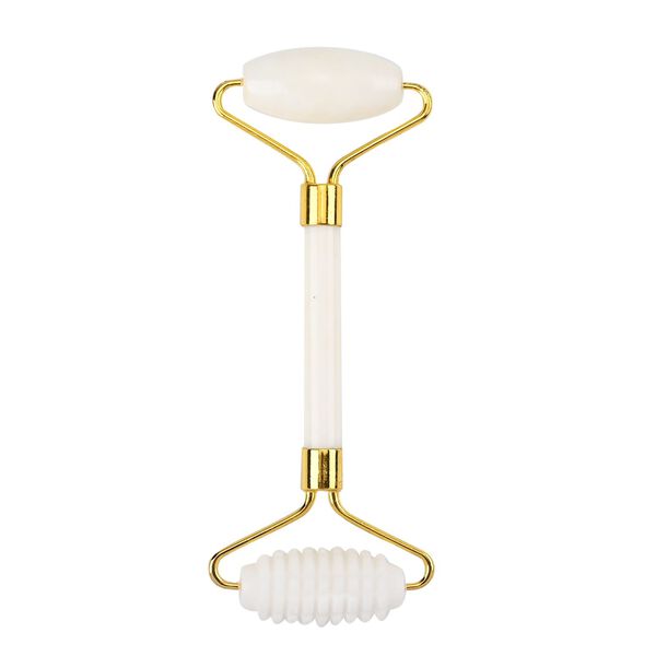 Set aus 2 Doppelkopf-Massageroller und GuaSha, Marmor image number 10