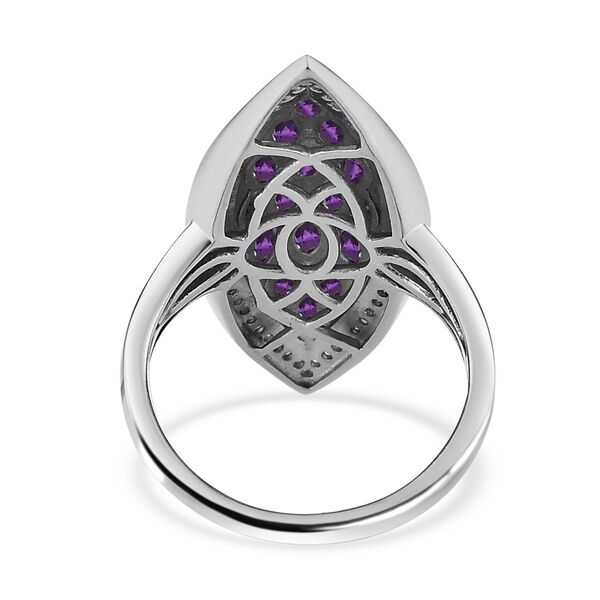 Afrikanischer Amethyst und Zirkon-Cocktail-Ring - 2,50 ct. image number 6