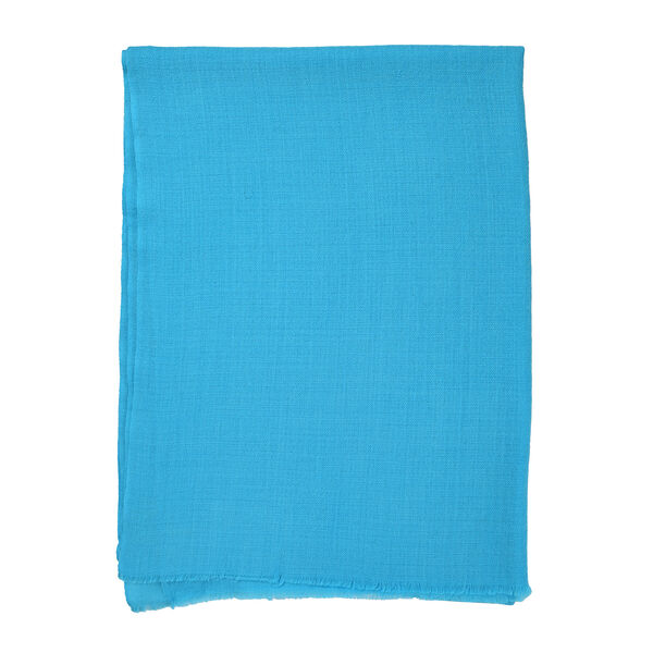 LA MAREY - Gro&szlig;formatiger Schal, 100% Kaschmirwolle, 70 x 195 cm, T&uuml;rkis image number 5