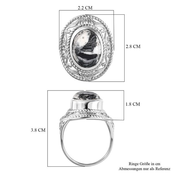Weißer Büffel-Ring - 8,97 ct. image number 6