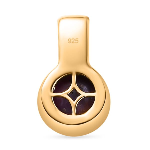 AA Sternrubin Anh&auml;nger, 925 Silber Gelbgold Vermeil ca. 4.66 ct image number 5