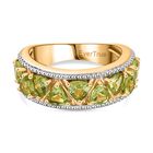 Peridot Ring Nickelfreies Messing (Größe 17.00) ca. 2,34 ct