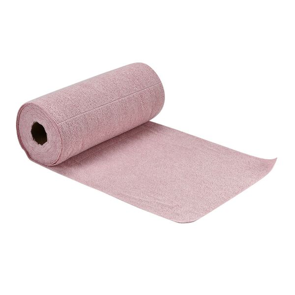 Wiederverwendbare Abrei&szlig;-Mikrofaser-Handtuchrolle - 30x30cm, 30 T&uuml;cher/Rolle, 180gsm, Rosa image number 2