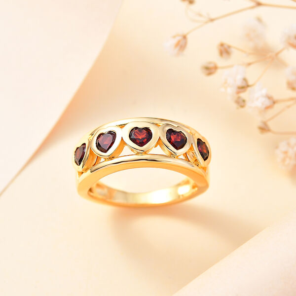 Mosambik Granat Ring - 1,42 ct. image number 2