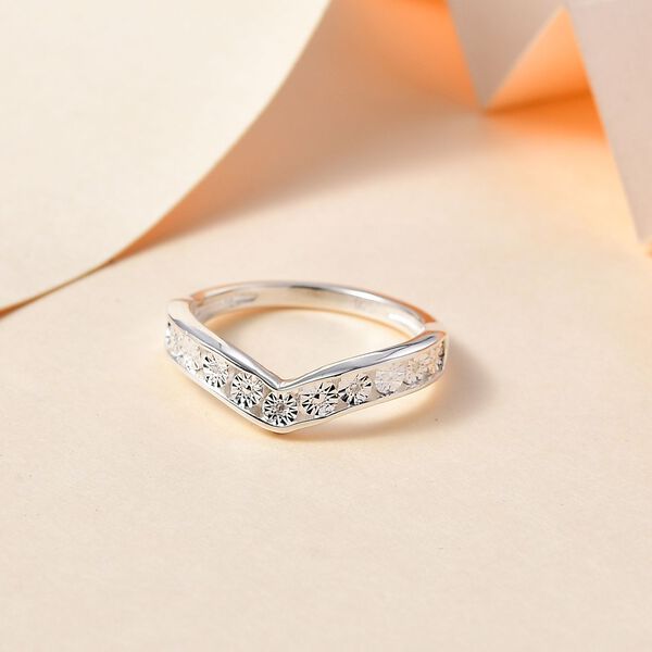 Diamant Wishbone Ring image number 2