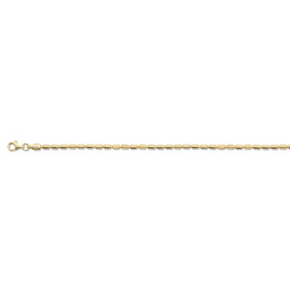 925 Silber vergoldet Armband ca. 18 cm mit 2.5 cm extender, ca. 5,01g