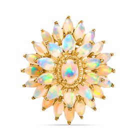 Natürlicher, äthiopischer Opal-Ring - 3,74 ct.
