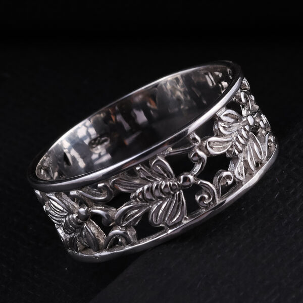 Royal Bali Kollektion - Schlichte Ring 925 Silber image number 2